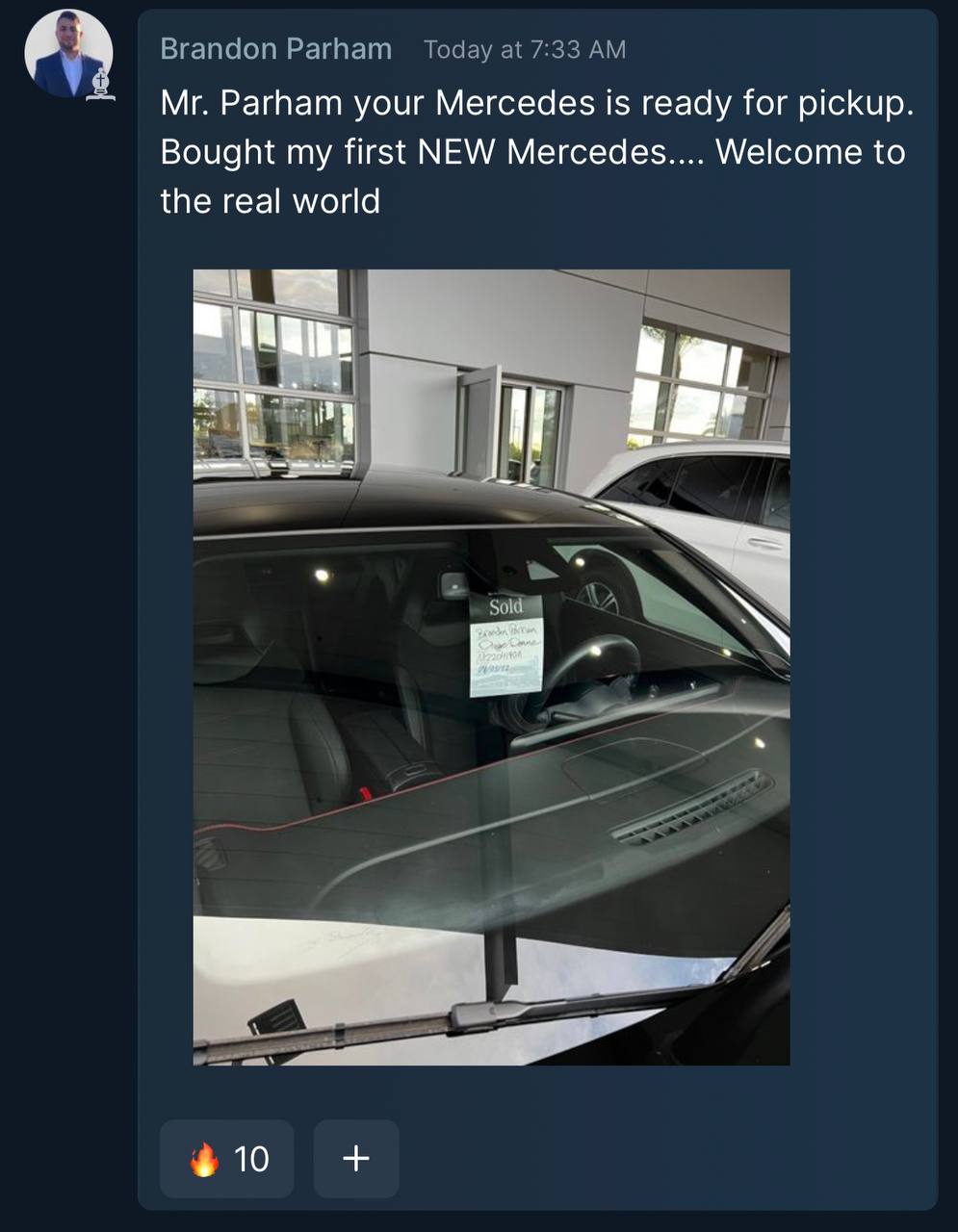 Testimonial Snapshot