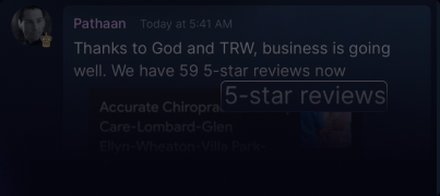 Testimonial Snapshot
