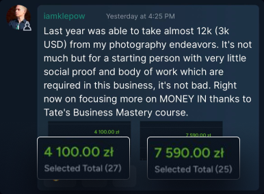 Testimonial Snapshot