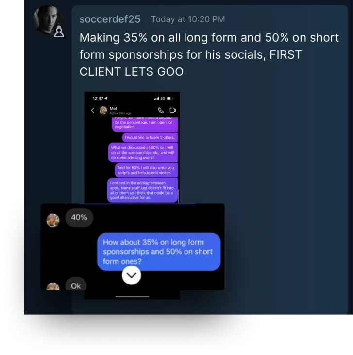 Testimonial Snapshot