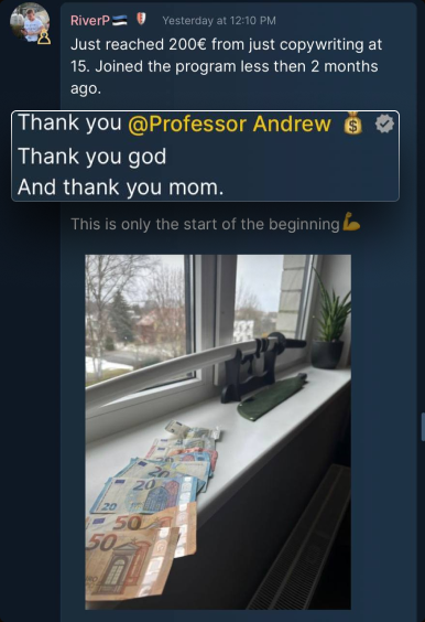 Testimonial Snapshot