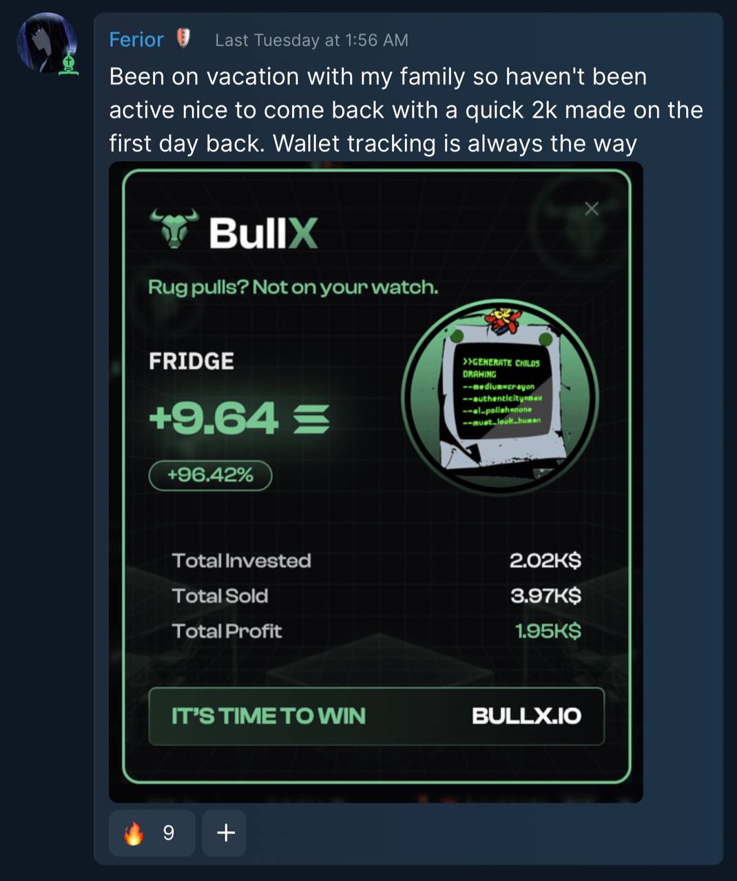 Testimonial Snapshot
