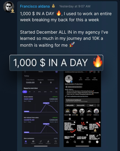 Testimonial Snapshot