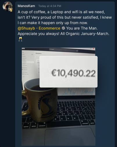 Testimonial Snapshot