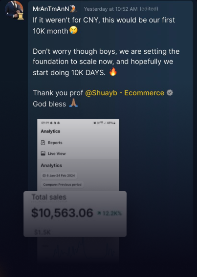 Testimonial Snapshot