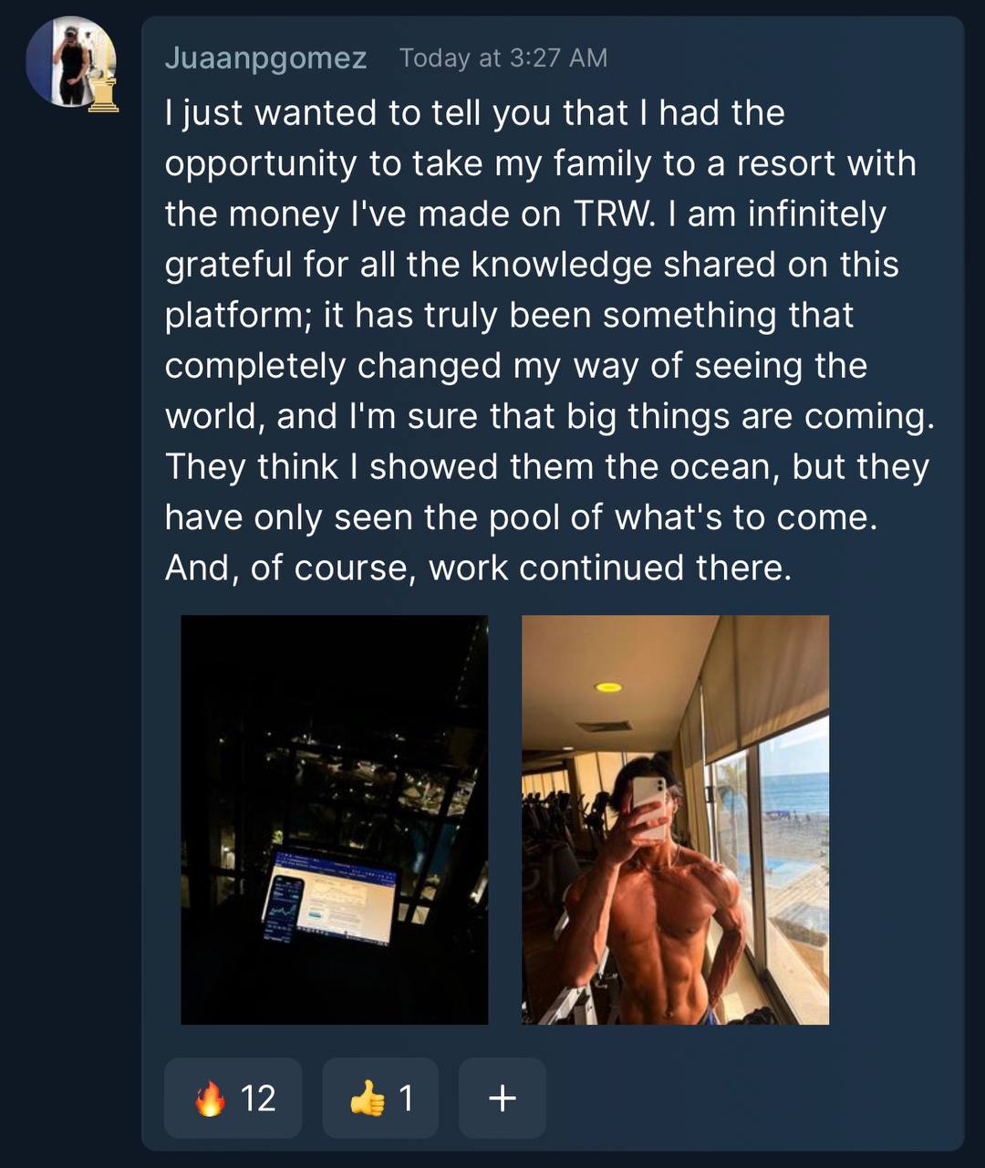 Testimonial Snapshot