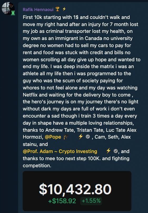 Testimonial Snapshot