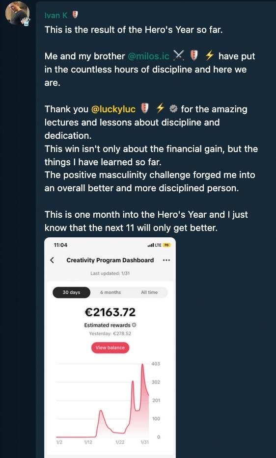 Testimonial Snapshot