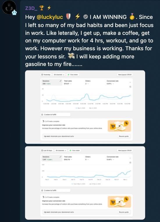 Testimonial Snapshot