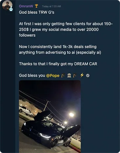 Testimonial Snapshot